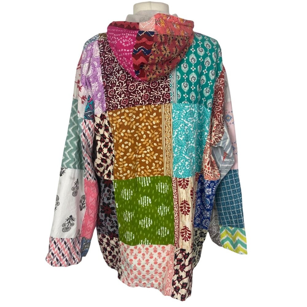 Ashley Taylor Kantha Patchwork Jacket One Size Co… - image 7